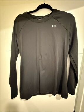 Under Armour Black Long-Sleeve Training Top